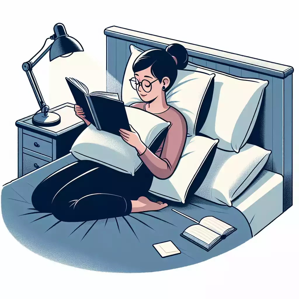 Best posture for reading in bed