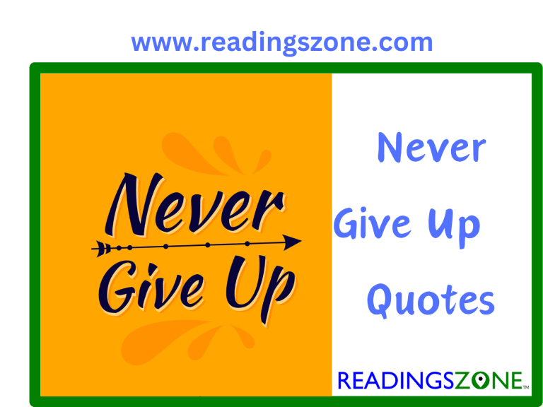 best give up quotes