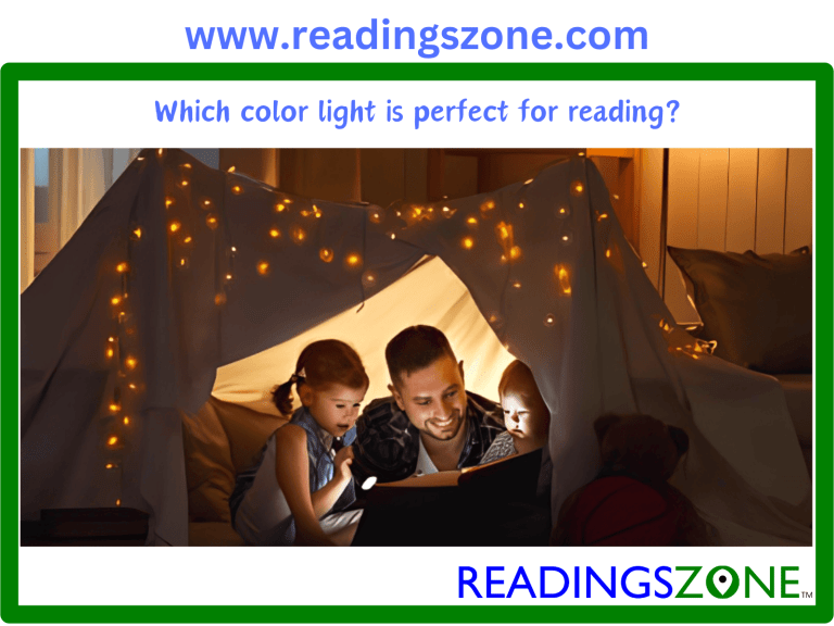 Which color light is perfect for reading-