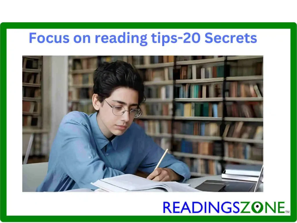 How to focus on reading