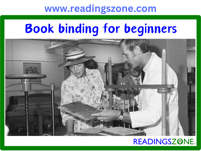 Book binding for -beginners