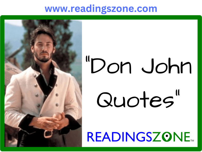 Don John Quotes