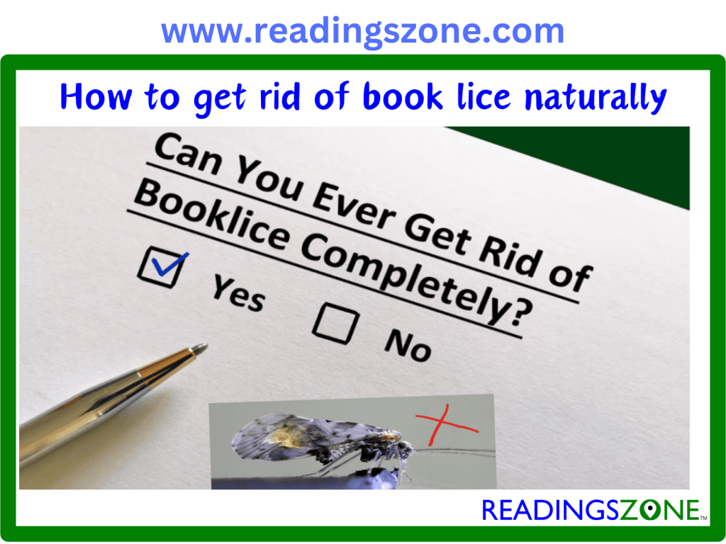 How to get rid of booklice naturally-