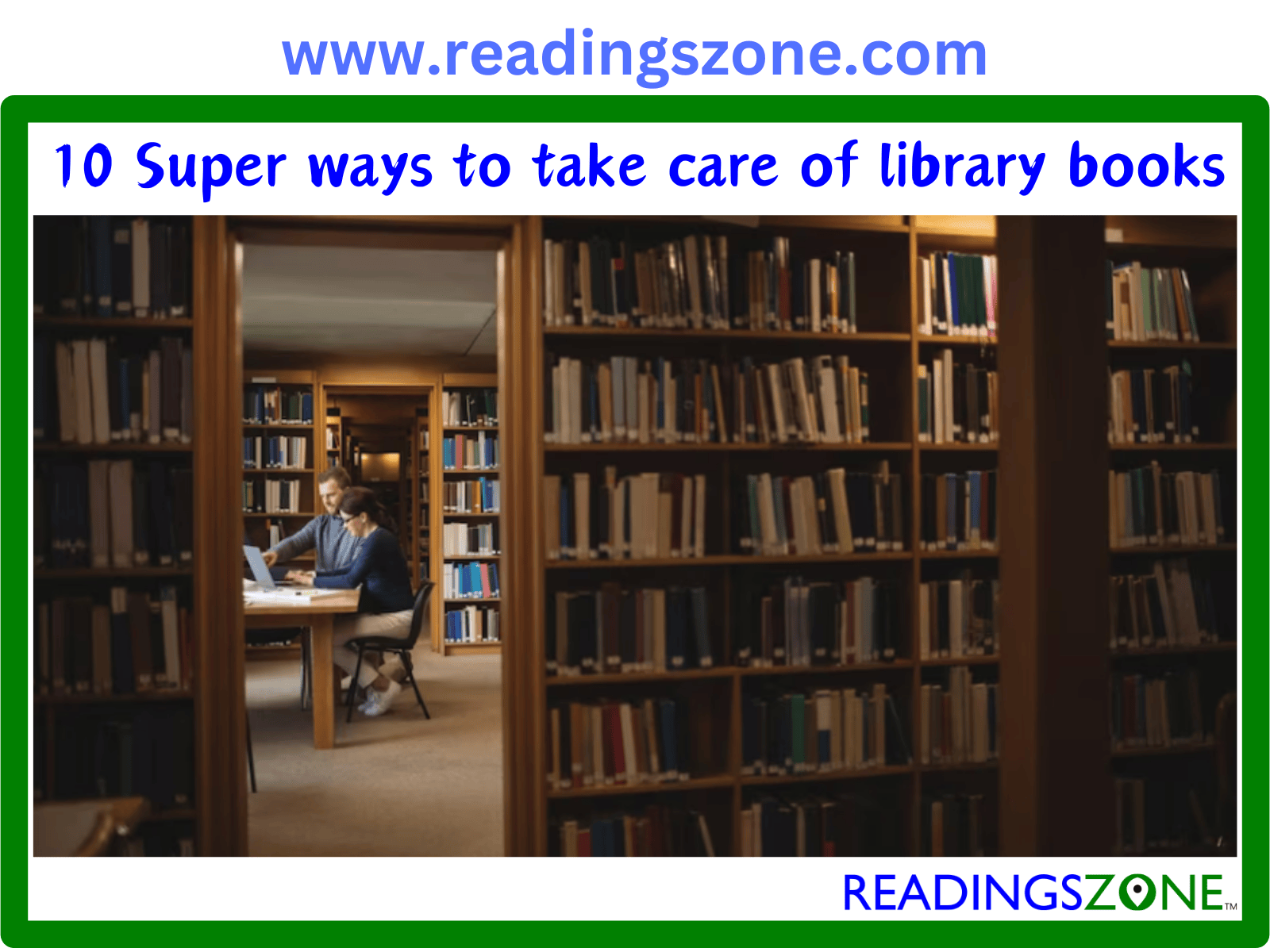 super wayshow to take care of library books -