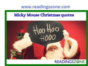 Micky Mouse christmas quotes
