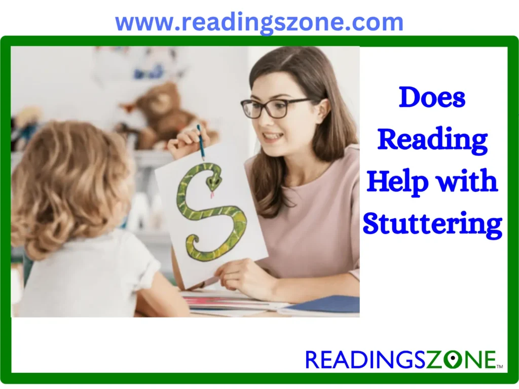 Does reading help with stuttering--