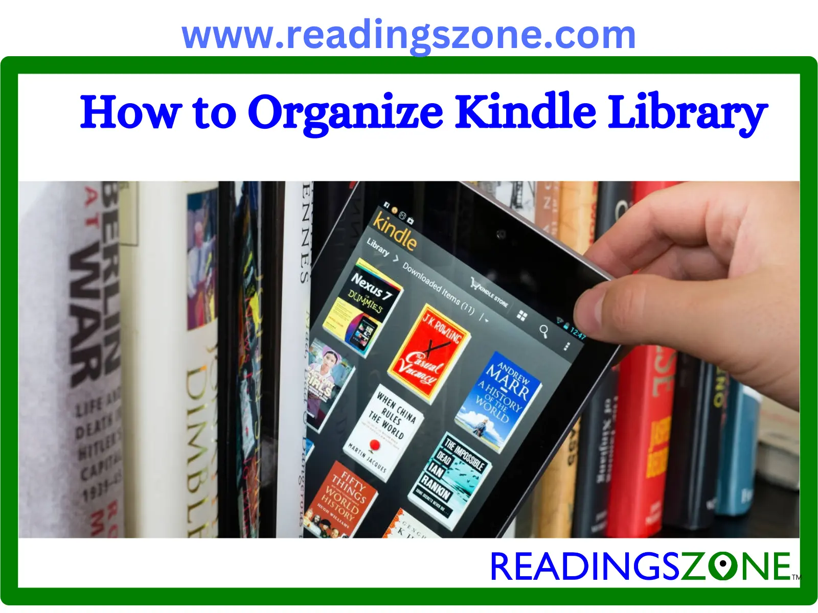 How to Organize Your Kindle Library Like a Pro:  In just 30 minutes!