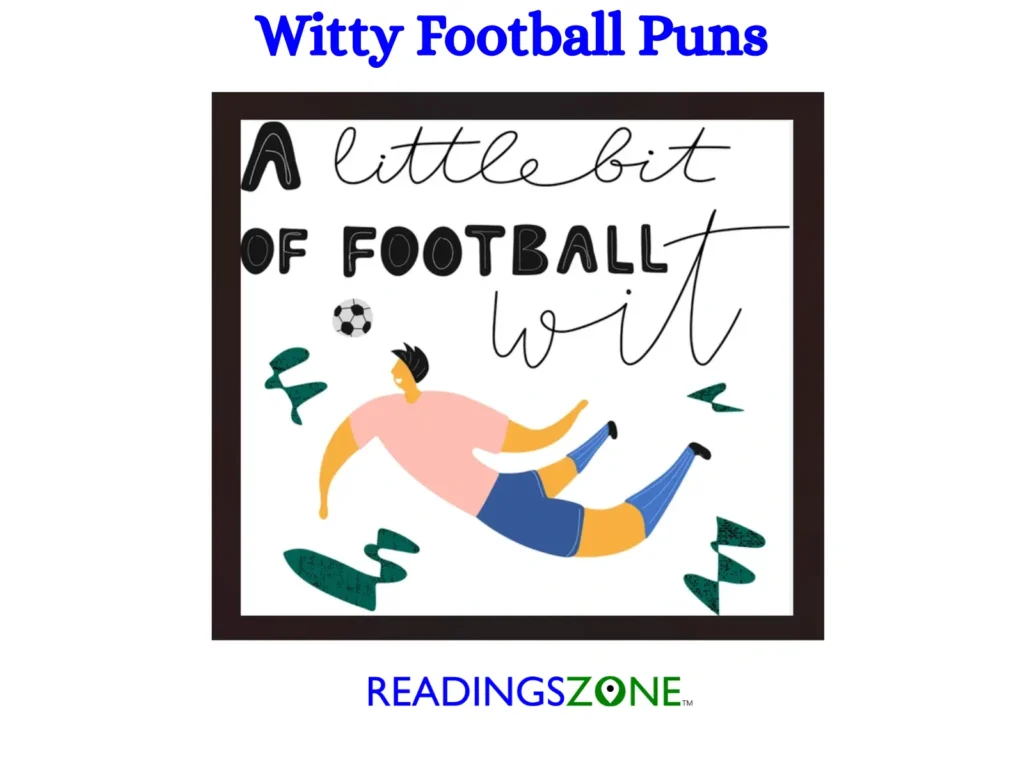 witty football puns-
