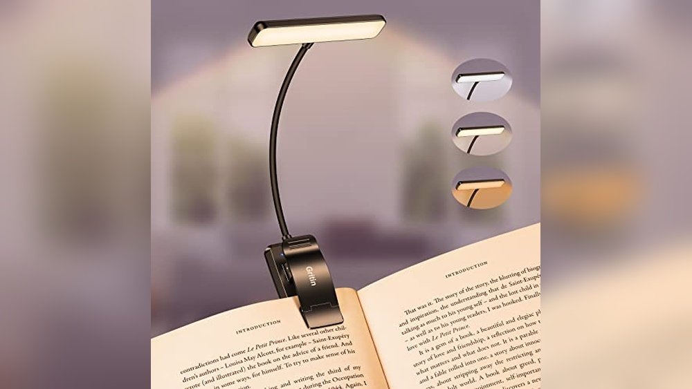 Gritin Rechargeable Book Light 2026 Best Buy for Night Readers
